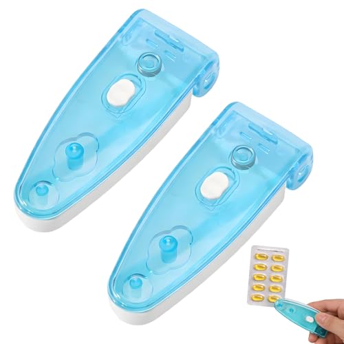 2PCS Pill Popper for Blister Packs Blister Pack Opener and Pill Popper Easy Pill Opener Tool for Pills in Blister Packaging
