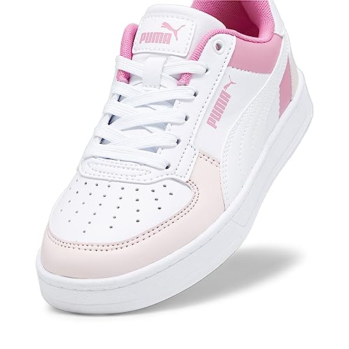 Image of Puma Kids' Caven 2.0 Block Puma White-Silver Sky-Strawberry Burst Big Kid 5.5