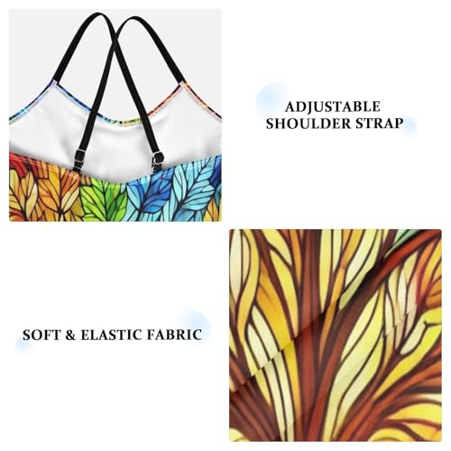 Glass Tree Colorful Bathing Suits for Girls Kids Swimsuits One Piece Swimsuits Summer Beach Swimwear3