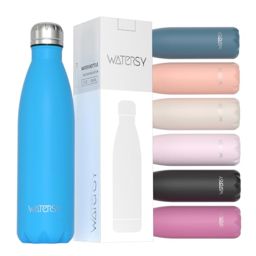 Image of WATERSY Stainless Steel water bottles,17oz /500ml Insulated Water Bottle