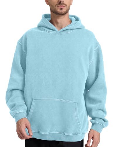 Image of Hatant Oversized Hoodie Sweatshirts for Men Couples Heavyweight Hoodies Pullover Vintage Mens Acid Wash Sweaters Clothes 2026