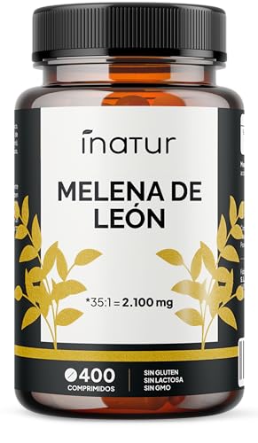 Melena de León Pura 2100 mg NOOTRÓPICO Ultraconcentrado 31:1 | Natural para la Memoria, la Concentración y el Bienestar Integral | 100% Cuerpos Fructíferos | Vegano y sin Aditivos