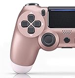 🎮[Reemplazo de terceros con panel táctil y barra de luz] El controlador inalámbrico PS-4 soporta un funcionamiento multitáctil, suave. Una genial barra de luz integrada muestra el estado de los personajes en el juego. Este es un producto ideal para terceros con una calidad y diseño increíbles. Controlador de juego inalámbrico ampliamente compatible con PS-4/P-S4 Pro/PC (Win7/8/8.1/10)).