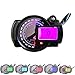 Produktbild HJJH 7 Farbe Digital 14000 RPM ATV Quad Raserei Motorrad Tacho, 12 V Motorrad LCD Digitales Instrument, Montage Modifizierte Öl-Messgerät-Multifunktions