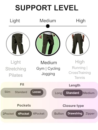 Image of Leriya Fashion Men's Cargo Pants | 4 Pocket Cotton Cargo Joggers for Men | Loose Fit Stylish Pant with Pockets | Casual Baggy Trousers & Streetwear Lower