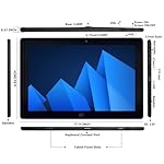 HONGSAMDE2025 NEW10.1 Inch Windows Tablet, 2 in 1 Touch Windows11 Tablet PC,1280x800 IPS FHD,Intel Celeron J4125,12GB RAM 128GB SSD,with Mini HDMI/5GWiFi/Bluetooth/USB3.0/Dual Cameras/Keyboard/5000MA - Image 2