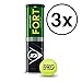 Dunlop Fort all Court Tournament Select 3 Tubi da 4 Palline