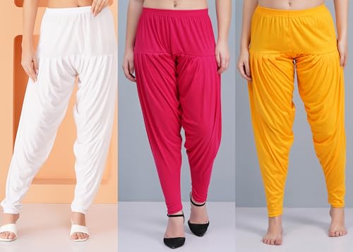 Image of Buy That Trendz Patiala Salwar for Women Relaxed Fit Viscose Patiyala Salwar Harem Bottom Pants