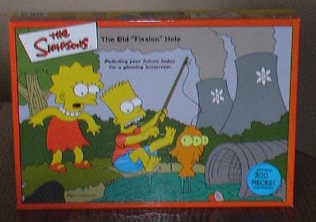 Rose Art The Simpsons The Old Fission Hole Jigsaw Puzzle