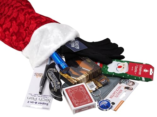 Blue Whale Gifts Men's Pre Filled Christmas Stocking Stuffed With 10 Gifts