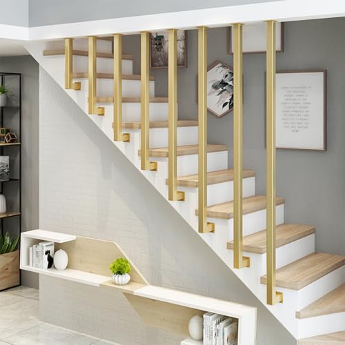Barre d'escalier métallique en L 70cm avec kit de fixation mural pour un appui stable et fixe