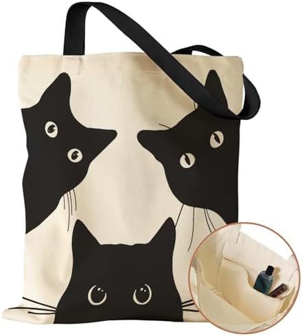Miss Adola Canvas Tote Bag for Women with Inner Pocket