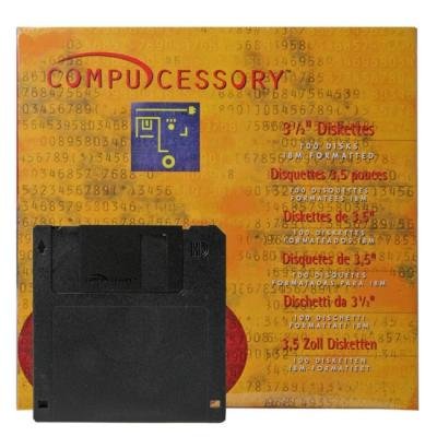 Disquette 1.44 MB Compucessory pour sauvegarde de données vintage
