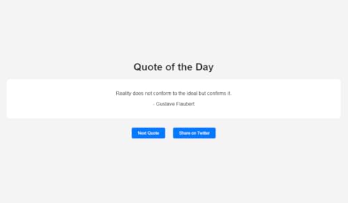 Quote of the Day Generator