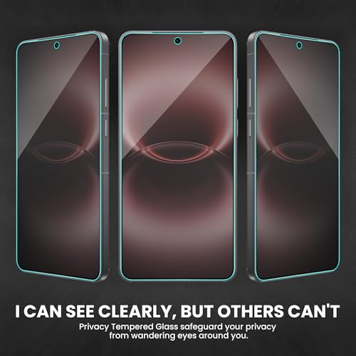Image of FIRST MART Privacy Tempered Glass for Vivo X300 Ultra, 2 Pack | Anti-Spy 9H Screen Protector, Edge-to-Edge, Case-Friendly, Scratch Resistant, Bubble-Free