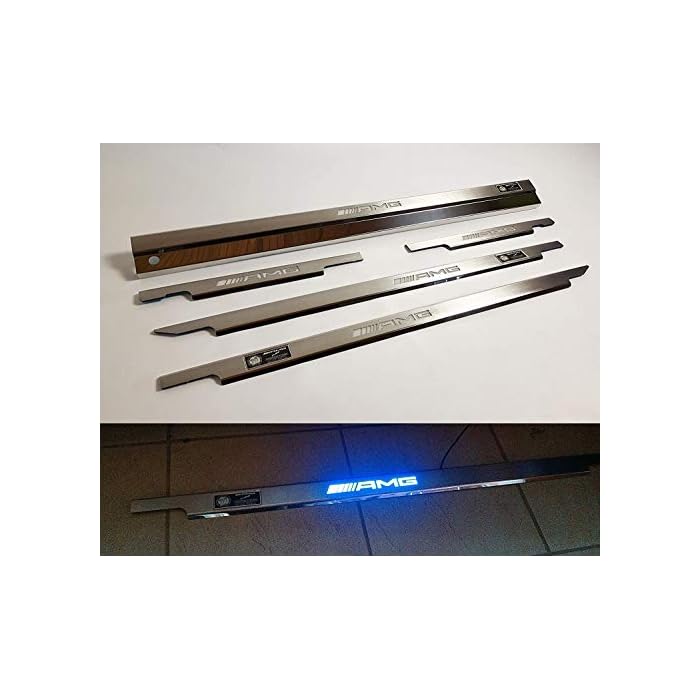 Buy AMG Brabus Style LED G63 Door Sills G Wagon Door Sill Panels