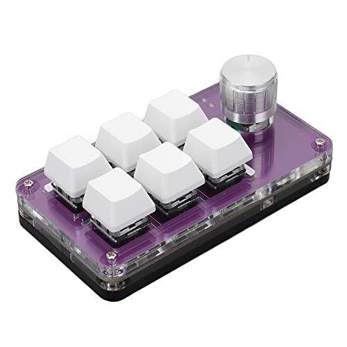 Teclado mecánico programable Miskallm3gza2oqwh tipo una mano miniatura 5