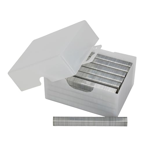 STANLEY Klammern Typ G (10 mm, aus Flachdraht, wiederverschließbare Verpackung, rostbeständig) 5000 Stück, 1-TRA706-5T