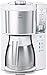 Melitta Look V - Macchina da caffè con filtro e timer Con caraffa termica bianco