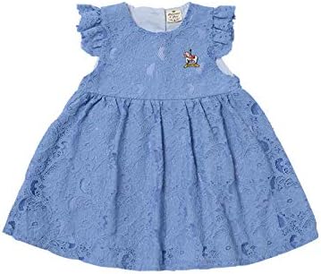 Amazon Bijoux Bee ビジューアンドビー レースワンピース ブルー L 80 90cm 日本製 ベビー マタニティ ベビー マタニティ 通販
