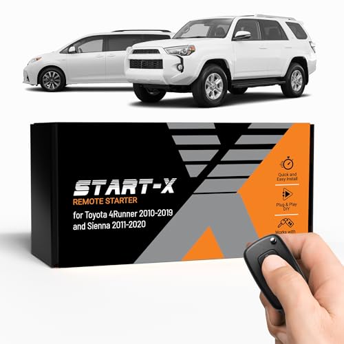 Start-X Plug N Play Remote Starter for 4Runner 2010-19, Sienna 2011-2020 || Push to Start Only ||...