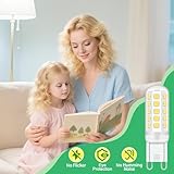 Lumlog G9 Led Bulbs Cool White 6-Pack, 3W 510Lm, 6000 Kelvin G9 Led Light Bulb, Equivalent to 30-40W Halogen, 220-240V No Flicker Non-Dimmable Energy Saving, for Home Lighting Decor [Energy Class C] - Image 7