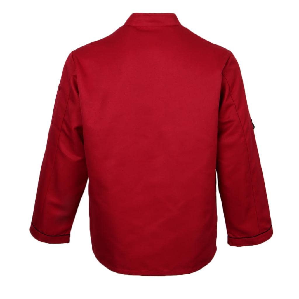 LOVIVER Abbigliamento Da Chef Elegante per Uomo E Donna, Monopetto Lungo