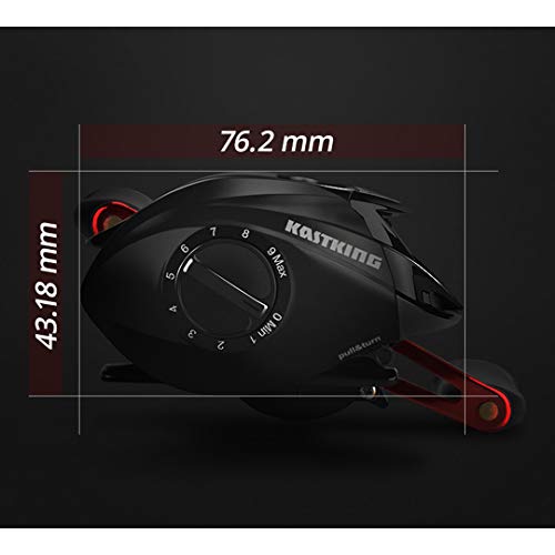 Carretilha Pesca Kastking Brutus Manivela Esquerda + Brinde