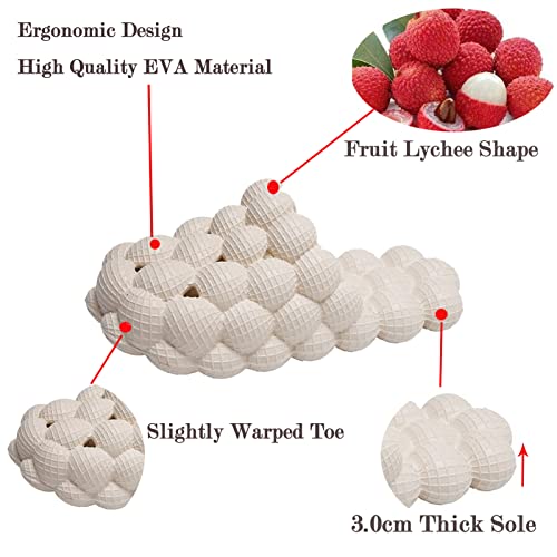 Bubble Slippers for Women Men, Funny Massage Golf Ball Slides, Cloud Cushion Thick Sole Spa, Non-slip Stress Relief Reflexology Sandals, Shower Bedroom2