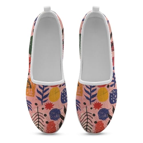 Womens Slip on Loafers Comfy Flat Shoes for Women Stylish Sneakers Mesh Low Top Walking Tennis Shoes for Everyday3