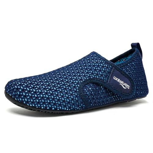Image of WateLves Water Shoes for Women Men Swim Beach Aqua Socks Quick Dry Barefoot House Slippers Travel Shoes with Adjustable Magic Tape for Pool Diving Boating Yoga Surf