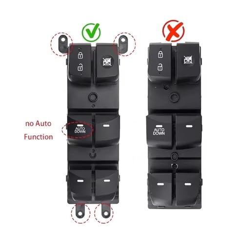 Commande leve vitre bloquee ? Solution bouton de fenetre i30 et Elantra 16 pins - 6