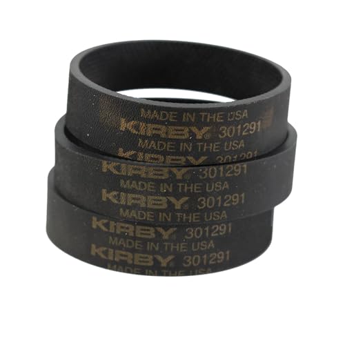 Kirby Vacuum Belt 3-Pack | Genuine OEM Replacement Part 301291G | Compatible with All Kirby Upright Vacuum Models