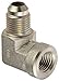 Eaton Weatherhead C5455X6 Carbon Steel SAE 37 Degree (JIC) Flare-Twin Fitting, 90 Degree Elbow, 1/4" NPT Female x 3/8" JIC Male