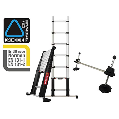 Telesteps Prime Line 9194-101 - Caña de pescar con travesaño (4,1 m, patas regulables)