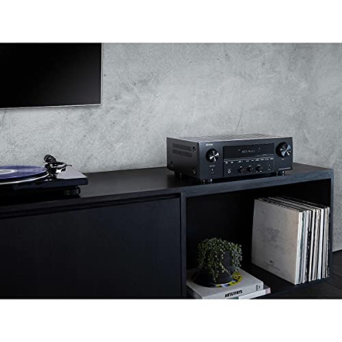 Denon DRA-800H Stereo Receiver und Verstärker, Alexa Kompatibel, 5 HDMI Eingänge, Phono-Eingang...