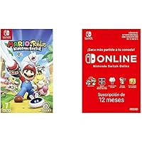 Nintendo Mario + Rabbids Kingdom Battle + Switch Online 12 Meses