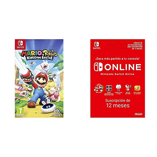 Ya en mundofriki.es: Nintendo Mario + Rabbids Kingdom Battle + Switch Online 12 Meses Código de descarga