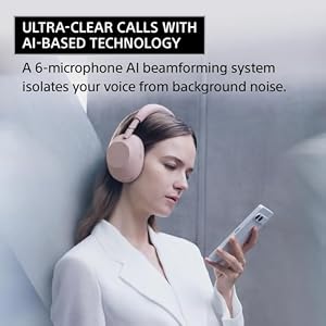 Sony WH-1000XM6 The Best Noise Canceling Wireless Headphones, HD NC Processor QN3, 12 Microphones, Adaptive NC Optimizer, Mastered by Engineers, Studio-Quality, 30-Hour Battery (Renewed) — photo 3 of 6