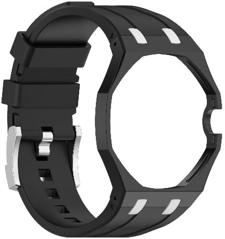 Ewatchparts Royal Pop Silicone Rubber Watch Band Conversion Strap Compatible With AP Swatch Wristwatch