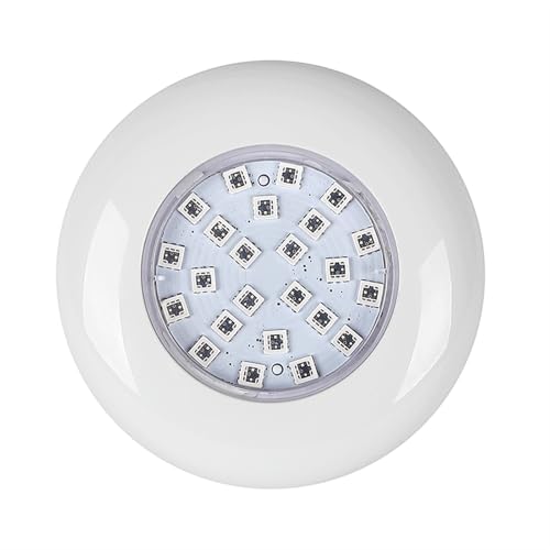 Mini Lampe de Piscine à LED 6 W, Tube Basse Tension 12 V, lumière colorée RVB for étang à Poissons sous-Marin, éclairage for Aquarium,Durable Et Durable(Rot)