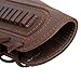 WAYNE'S DOG Canvas Leather Recoil Reducing Pad Stock Extension Cover Buttstock Cheek Rest with Rifle Shell Holder (.22LR .22MAG .17HMR, Coffee)