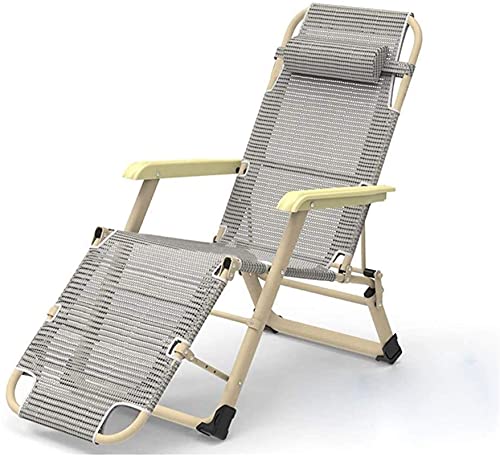 Chaise de pont inclinable contre le mal de dos : le fauteuil de jardin respirant 152kg