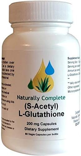 S-acetil L-glutatión 200 mg  60 VCaps  Sin OMG  Sin soja y sin gluten