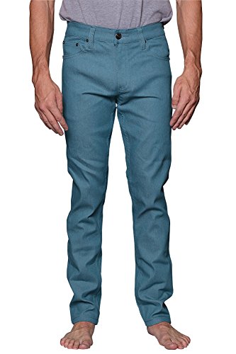 VICTORIOUS Mens Skinny Fit Unwashed Raw Denim Jeans DL938