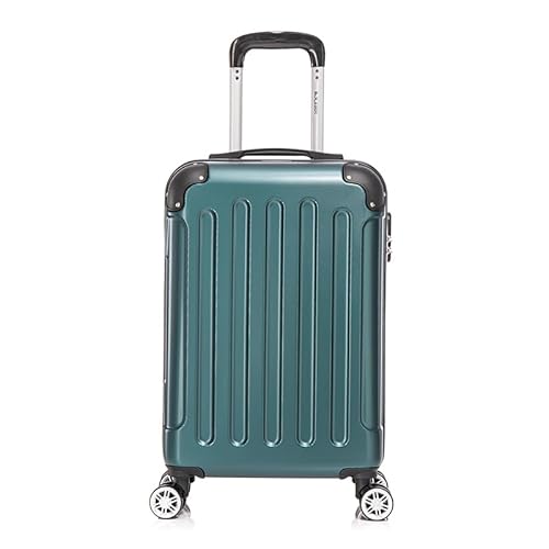 Boleedy Valise Cabine 20″ (55 cm) Rigide ABS Léger et Durable, Bagage de Voyage Trolley 4 roulettes 360°, Suitcase Pas Cher, Soute Avion 20kg