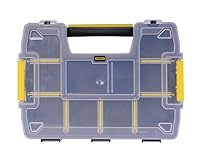 STANLEY FatMax Werkzeug-Organizer Sortmaster/Aufbewahrungsbox (29,5x6,5x21,5 cm, stapelbar mit Verriegelung, entnehmbare Einsätze, Aufbewahrung von Werkzeugen/Kleinteilen) STST1-70720 (Packung mit 2) – Ansicht 3
