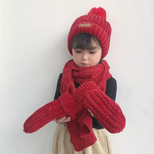 Gorro bufanda guantes 3 en 1 un regalo útil para proteger del invierno 5