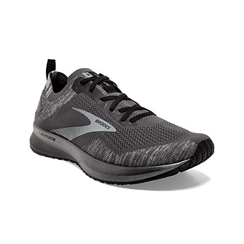 Brooks Men's Levitate 4, Grey/Black, 10 Medium