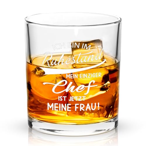 Joymaking Whisky Gläser Geschenke, Ruhestand Geschenk, Renteneintritt Geschenk Frau Männer, Abschiedsgeschenk Kollegin Rentner Geschenk Frau Mann, Rente Geschenke Whiskeyglas Geschenke für Männer 15oz